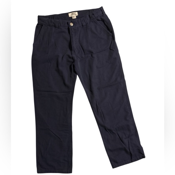 Men's Navy FR Pants - Picture 1 of 3